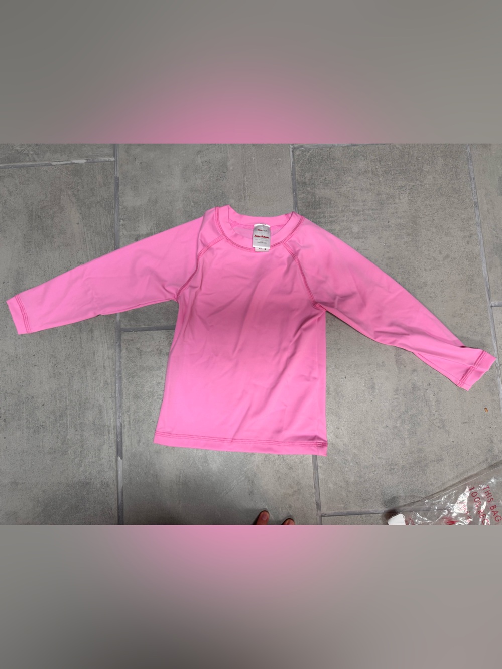Hanna Andersson Pink Long-Sleeve Rashguard